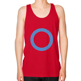 Unisex Fine Jersey Tank (on man) Red - Nike Apparel