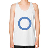 Unisex Fine Jersey Tank (on man) White - Nike Apparel
