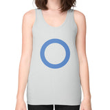 Unisex Fine Jersey Tank (on woman) Silver - Nike Apparel