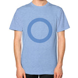 Unisex T-Shirt (on man) Tri-Blend Blue - Nike Apparel