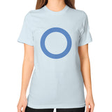 Unisex T-Shirt (on woman) Light blue - Nike Apparel