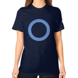 Unisex T-Shirt (on woman) Navy - Nike Apparel