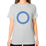 Unisex T-Shirt (on woman) Silver - Nike Apparel