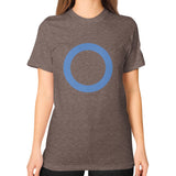 Unisex T-Shirt (on woman) Tri-Blend Coffee - Nike Apparel