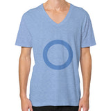 V-Neck (on man) Tri-Blend Blue - Nike Apparel