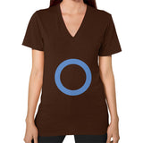 V-Neck (on woman) Brown - Nike Apparel