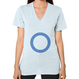 V-Neck (on woman) Light blue - Nike Apparel