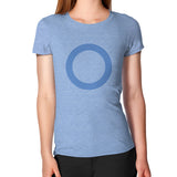 Women's T-Shirt Tri-Blend Blue - Nike Apparel