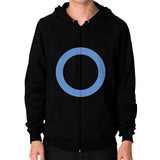 Zip Hoodie (on man) Black - Nike Apparel