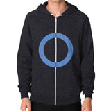 Zip Hoodie (on man) Tri-Blend Black - Nike Apparel